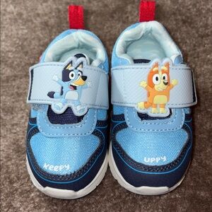Bluey Keepy Uppy unisex toddler light up slip on sneakers shoes